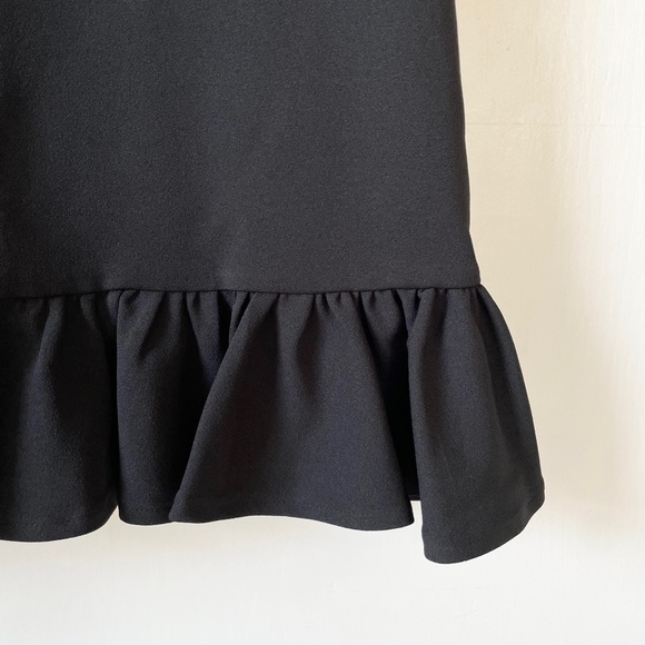 ✨1. STATE✨ NWT Sugar Plum Ruffle Hem Mini Dress in Black Sz US 2, 4 - Picture 6 of 9